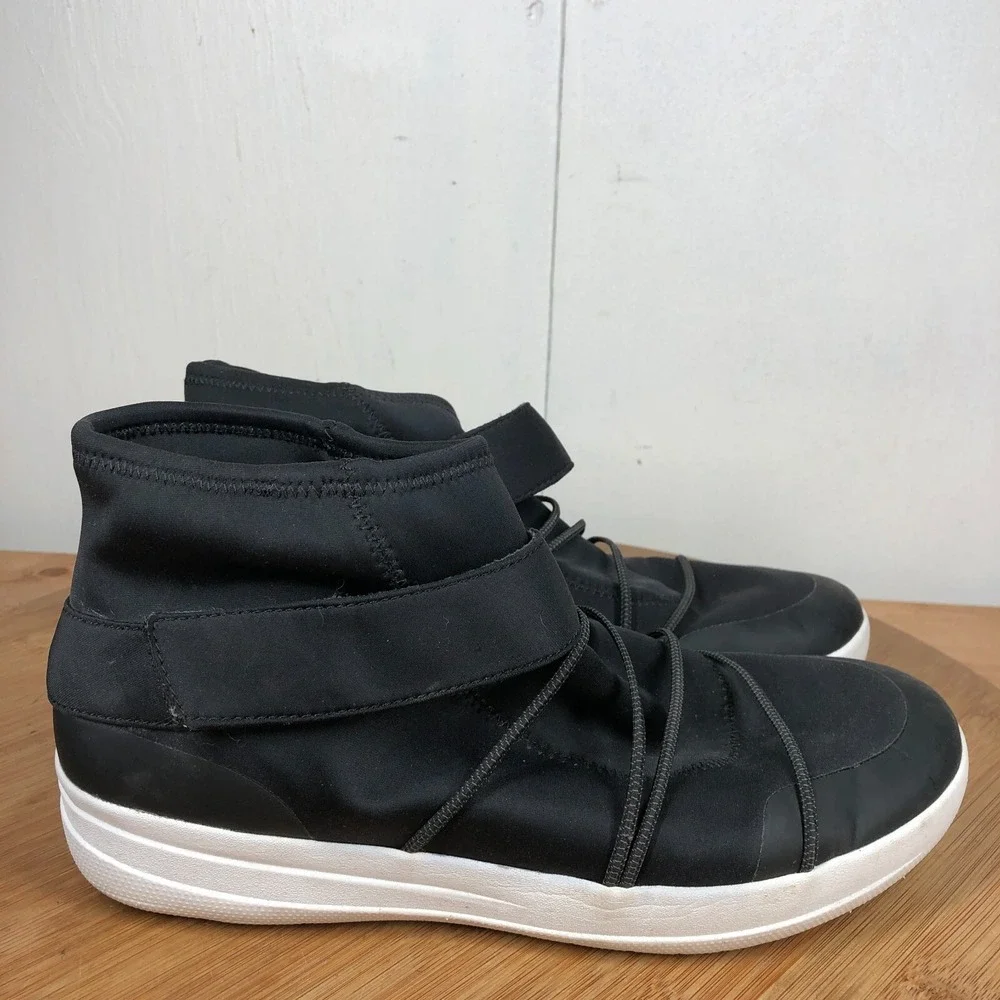 FitFlop Neoflex Womens size 8 shoes Black Casual Workout Walking sneakers
